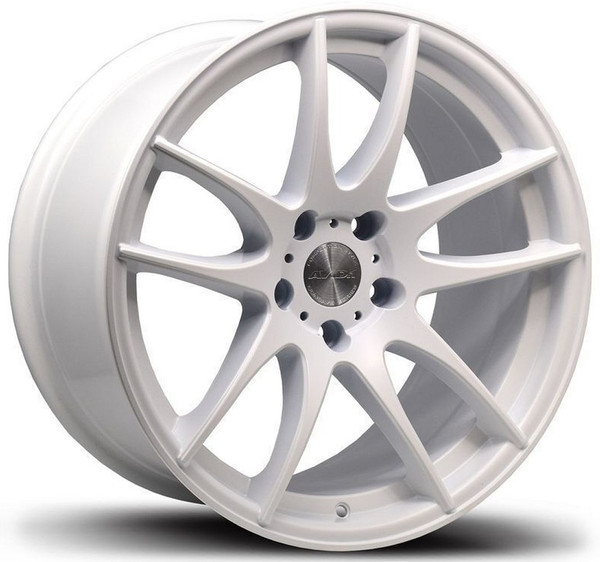 18x8.5 AVID.1 AV-32 Matte White 5x4.5/114.3 35mm