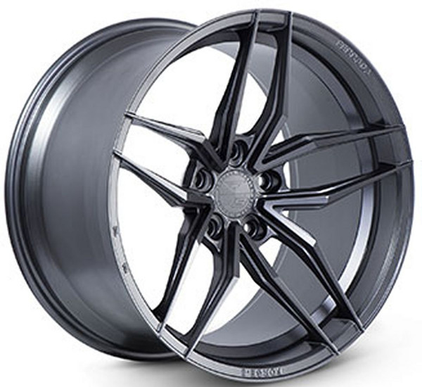 (Clearance - No Returns) 20x12 Ferrada Forge-8 FR5 Matte Graphite (Rotary Forged) 5x112 33mm