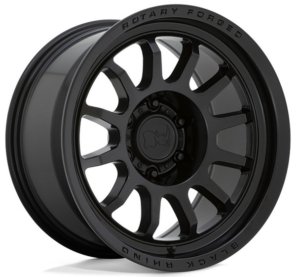 18x9 Black Rhino Rapid Matte Black (Rotary Forged) 6x135 12mm