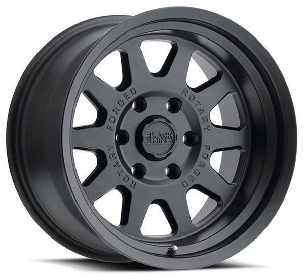 17x8.5 Black Rhino Stadium Matte Black 5x150 10mm