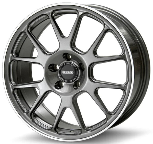 18x8.5 Neuspeed iSweep CP12 Glossy Racing Graphite (Flow Formed) 5x112 45mm