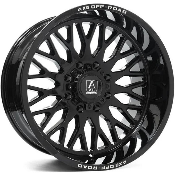 22x12 AXE Offroad Kratos Gloss BlackÃ‚Â (* May Require Trimming) 8x6.5/165 -44mm