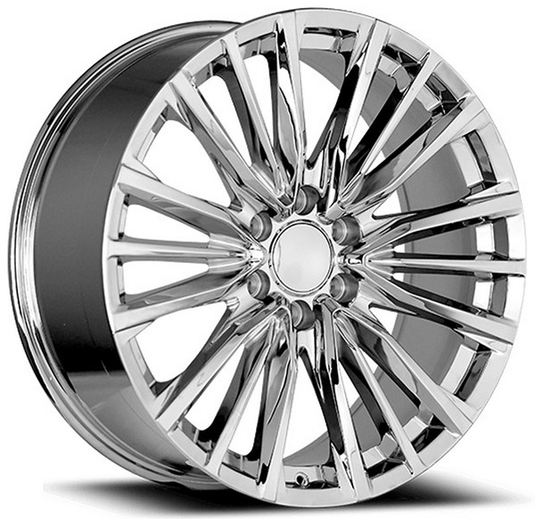 22x9 OE Concepts Replica Cadillac V Chrome C36 6x5.5/139.7 28mm