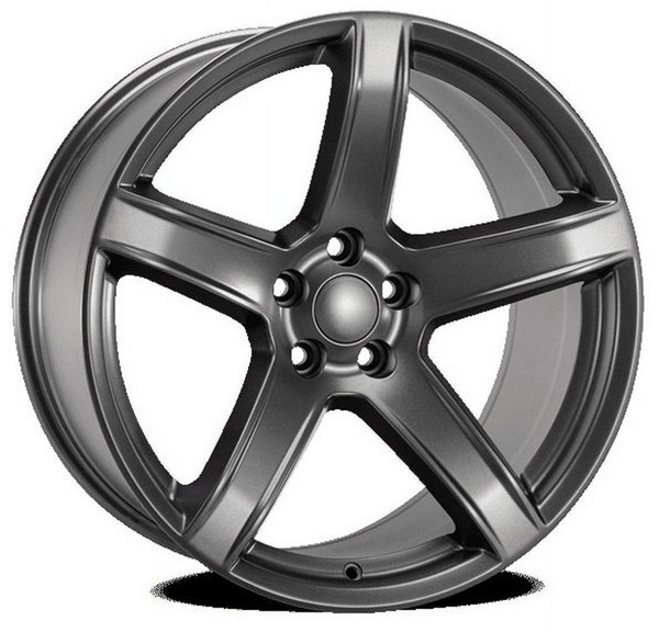 20x10.5 OE Concept Replica 2018 Hellcat HC2 Matte Graphite DG06 5x115 22mm