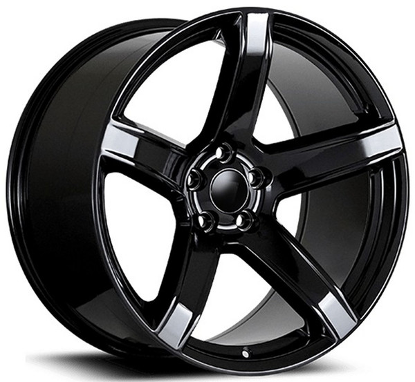 20x9.5 OE Concepts Replica 2018 Hellcat HC2 Gloss Black DG06 5x115 15mm