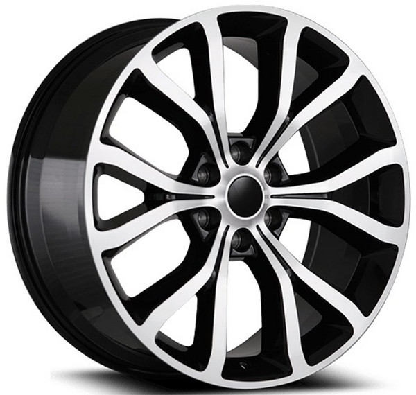 24x10 OE Concepts Replica 2018 Ford Platinum Gloss Black Machined FD05 (Flow Formed) 6x135 31mm