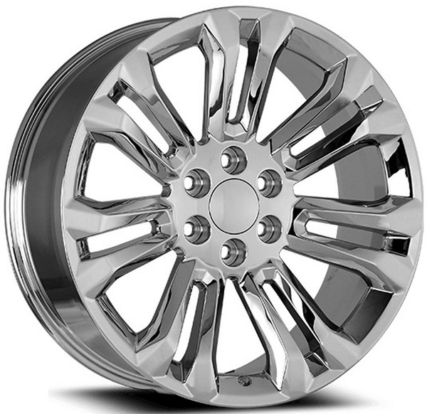 24x10 OE Concepts Replica GMC Accessory Chrome G08 6x5.5/139.7 30mm
