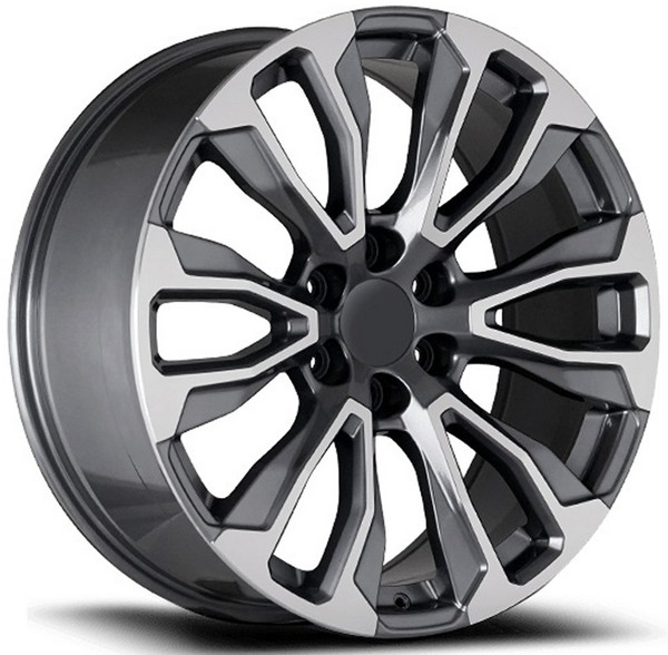 26x10 OE Concepts Replica GMC Sierra AT4 Gunmetal Machined G29 6x5.5/139.7 31mm