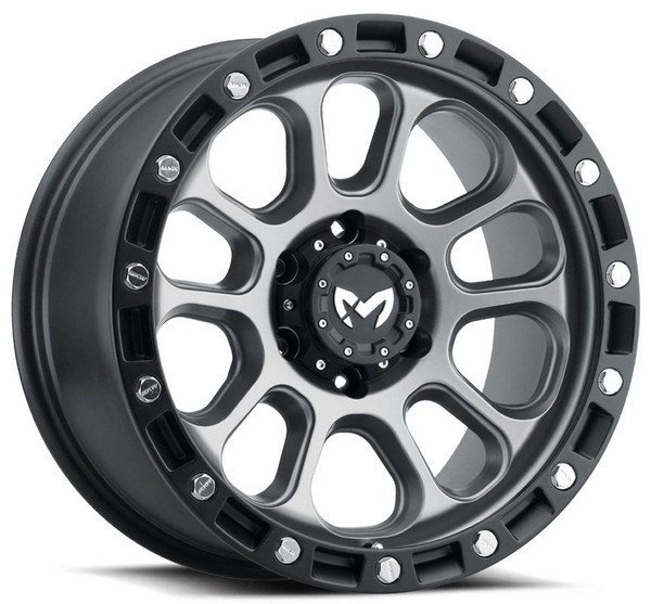18x9 MKW Off-Road M204 Matte Grey 6x5.5/139.7 1mm