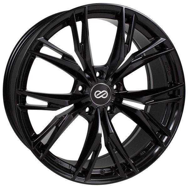 18x8 Enkei ONX Gloss Black 5x120 40mm