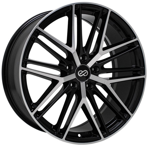 20x8.5 Enkei Phantom Gloss Black Machined 5x120 40mm