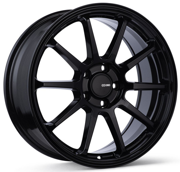 18x8 Enkei PX-10 Gloss Black 5x112 45mm
