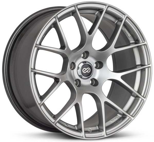 Enkei Wheels 18x8 Enkei Raijin Hyper Silver 5x120 32mm 