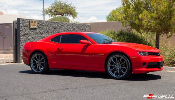 22x9 5x120 20mm 265/35/22 | 22x10.5 5x120 40mm 295/35/22 | 2015 Chevrolet Camaro LT