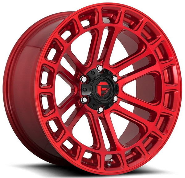 (Clearance - No Returns) 22x10 Fuel Off-Road Heater Candy Red D719 6x135 -13mm