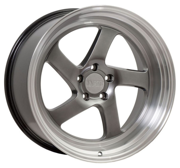 (Clearance - No Returns) 20x10 F1R F28 Hyper Black w/ Polished Lip 5x112 40mm