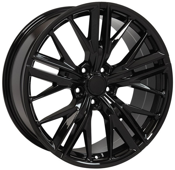 20x8.5 OE Replica Chevrolet Camaro ZL1 CV25 Gloss Black 5x120 35mm