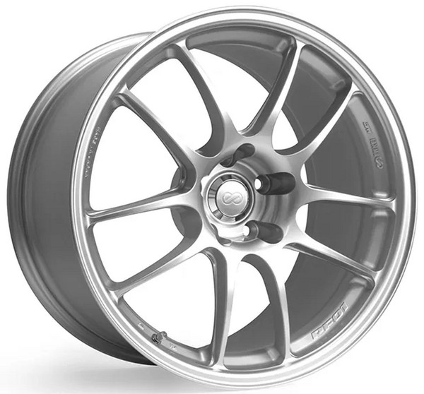 18x9.5 Enkei PF01 Silver 5x4.5/114.3 45mm