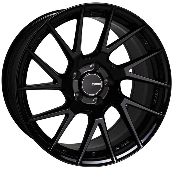 18x9.5 Enkei TM-7 Gloss Black 5x4.5/114.3 38mm