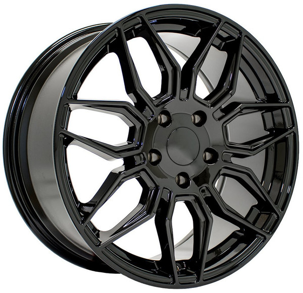 19x8.5 OE Replica Corvette C8 CV03 Gloss Black 5x120 52mm