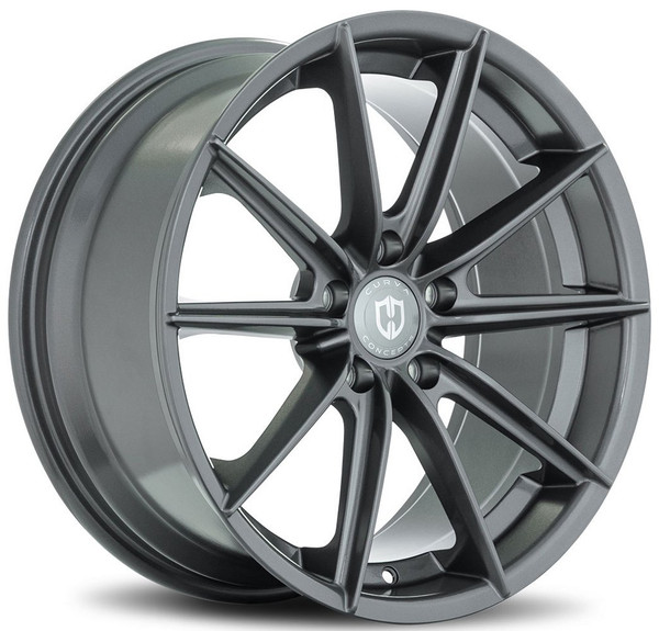 20x9 Curva Concepts CFF46 Gun Metal (Flow Forged) 5x4.5/114.3 35mm