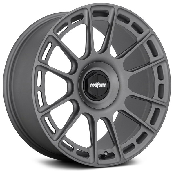 (Clearance) 20x10.5 Rotiform OZR Anthracite R158 5x112 5x120 30mm
