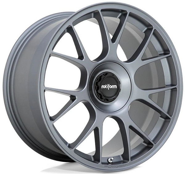 (Clearance - No Returns) 20x10.5 Rotiform TUF Satin Titanium R903 (Monoblock Forged) 5x4.5/114.3 45mm