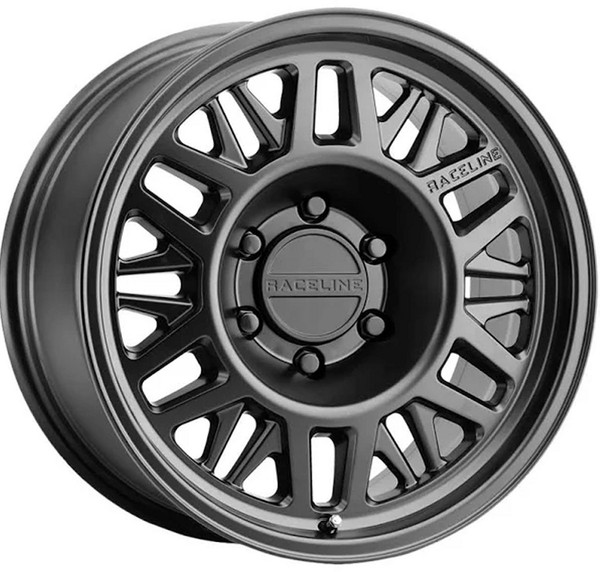 17x7.5 Raceline 451B Ryno TR Van Satin Black 5x130 50mm
