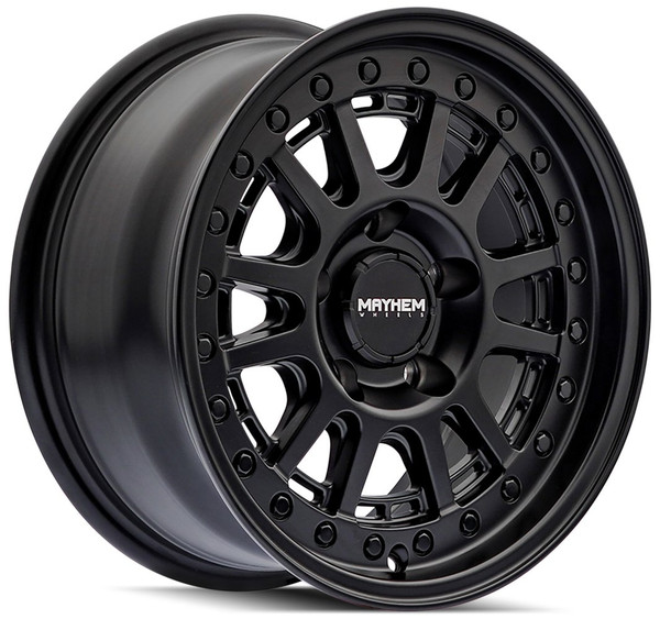 18x9 Mayhem Compass 8305 Matte Black 6x5.5/139.7 18mm