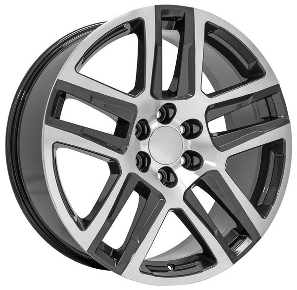 20x9 OE Replica Chevrolet Silverado 1500 CV63 Gunmetal Machined 6x5.5/139.7 28mm