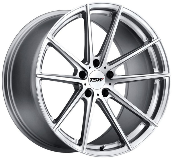 20x9 TSW Bathurst Silver w/Mirror Cut Face (Rotary Forged) 5x120 15mm