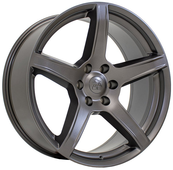 20x9.5 OE Replica Dodge Challenger DG22 Satin Gunmetal 5x115 19mm