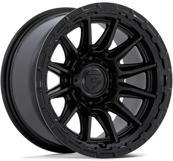 17x9 Fuel Off-Road Piston Blackout FC866 6x135 1mm