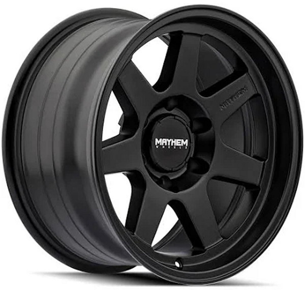 17x9 Mayhem Cortex 8307 Satin Black 6x5.5/139.7 -6mm