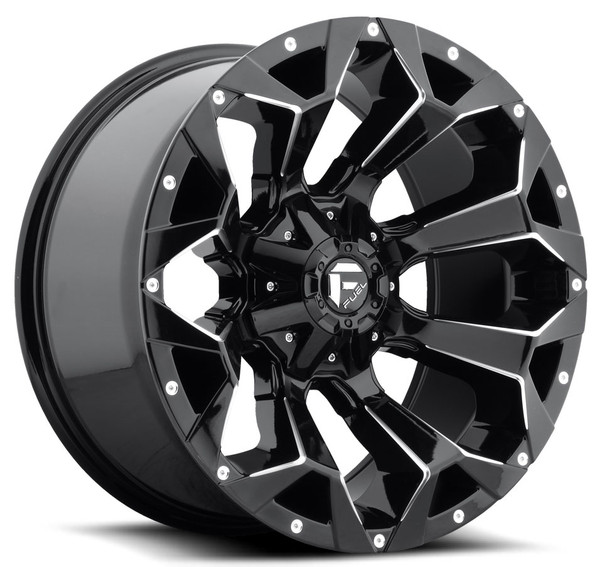 18x9 Fuel Off-Road Assault Gloss Black Milled D576 6x135 6x5.5/139.7 -13mm