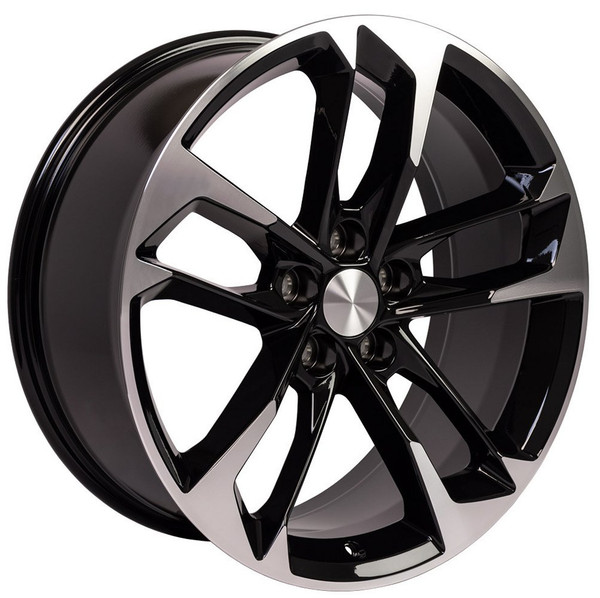 20x8.5 OE Replica Chevrolet Camaro CV29 Gloss Black Machined 5x120 25mm