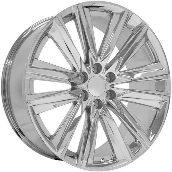 24x10 OE Replica Cadillac Escalade CA91 Chrome 6x5.5/139.7 28mm