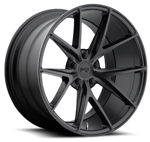 18x9.5 Niche Misano Satin Black M117 5x120 40mm