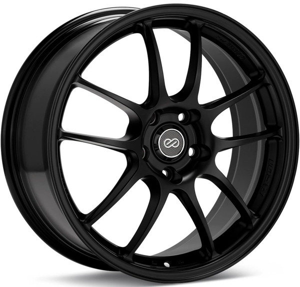17x9 Enkei PF01 Matte Black 5x4.5/114.3 60mm