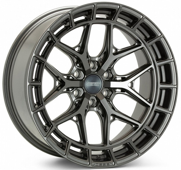 22X10 Vossen HFX-1 Matte Gunmetal (Hybrid Forged) (Super Deep Concave) 8x170 -18mm