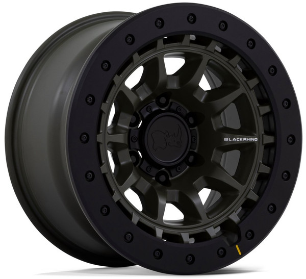 17X8.5 Black Rhino BR016 Tusk Olive Drab Green 6x5.5/139.7 -10mm