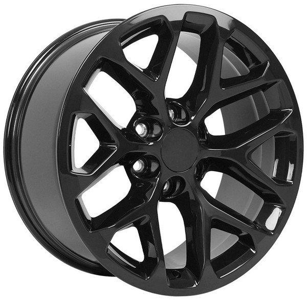 20x9 OE Replica Chevrolet Silverado CV98 Satin Black 6x5.5/139.7 24mm