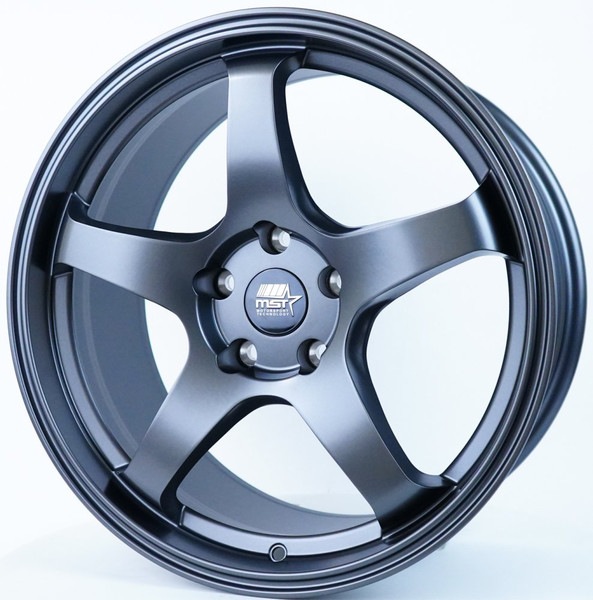 18x8.5 MST Flow Formed Delta Cerulean Blue Pearl 5x4.5/114.3 35mm