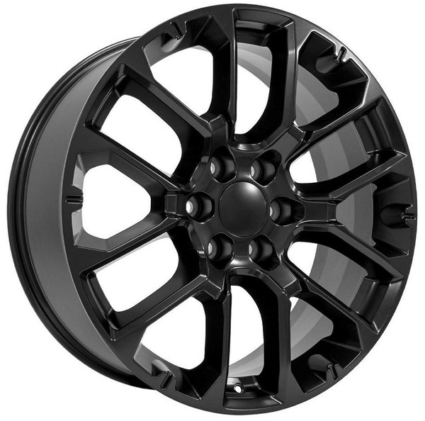 (Clearance - No Returns) 24x10 OE Replica Chevrolet Suburban 1500 CV67 Satin Black 6x5.5/139.7 28mm
