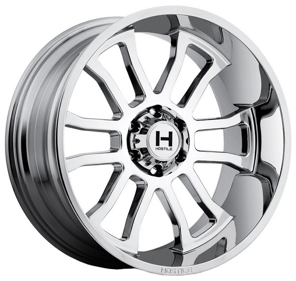 20X12 Hostile H107 Gauntlet Armor Plated (* May Require Trimming) 6x135 -44mm