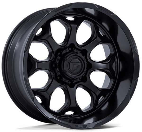 (Clearance - No Returns) 20x10 Fuel Off-Road Scepter Blackout FC862 6x135 -18mm