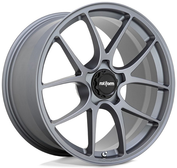 (Clearance - No Returns) 20x10.5 Rotiform LTN Satin Titanium R901 (Monoblock Forged) 5x4.5/114.3 45mm