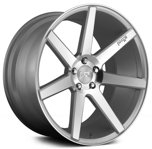 20x10.5 Niche Verona Gloss Silver Machined M179 5x4.5/114.3 30mm