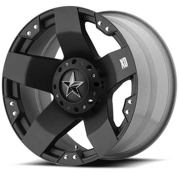 17x8 XD Series XD775 Rockstar Matte Black 5x5/127 5x135 10mm