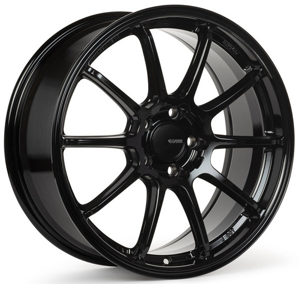 18x8 Enkei Triumph Gloss Black 5x100 45mm